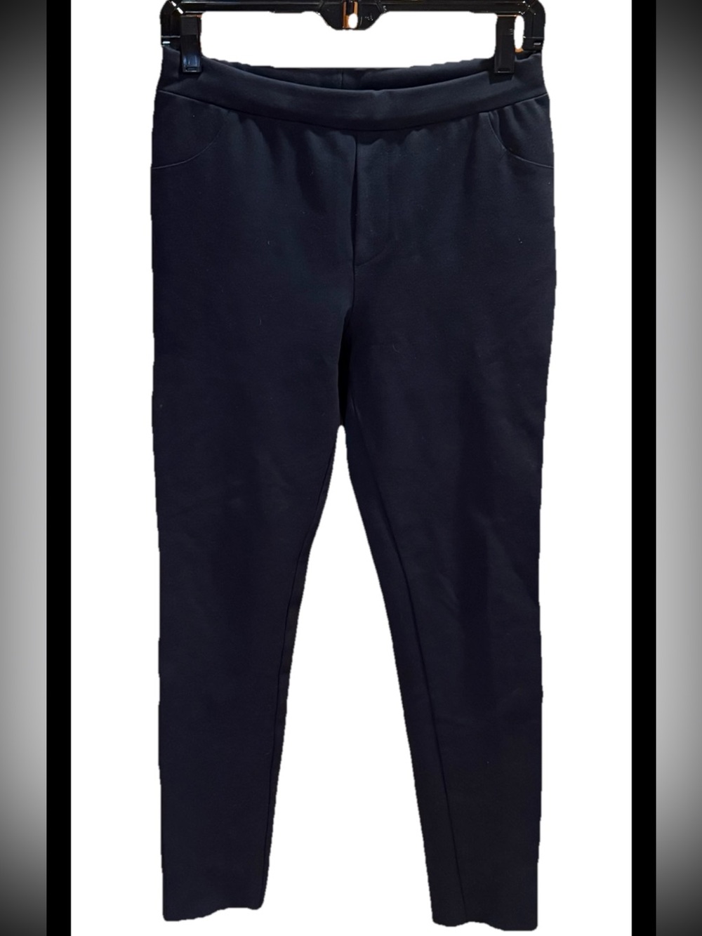 Planet By Lauren G Black Pants Ponte Slim Pull On Women’s Size 1/US 6-8